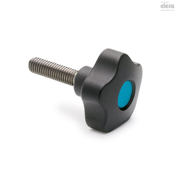 Elesa Stainless steel boss, threaded hole, with cap, VCT.84-SST-M16-C5 VCT-SST - main